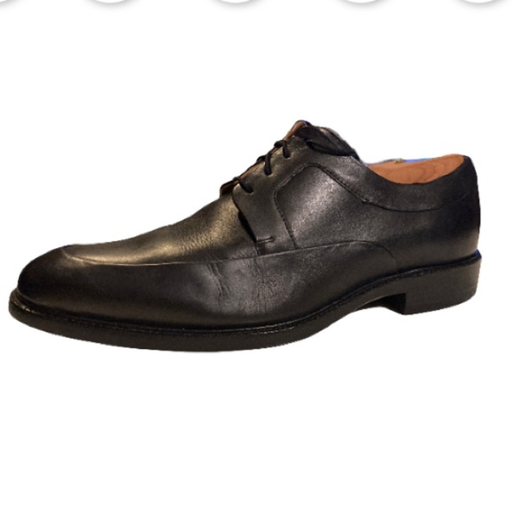 Cole Haan Men’s Black Leather Warren Apron Toe Oxford C20159 Size 9.5
